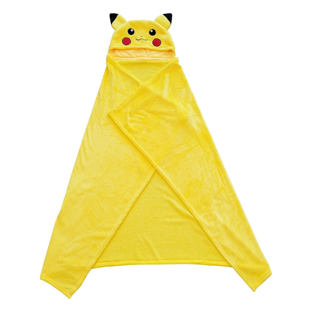 Pickachu hooded blanket